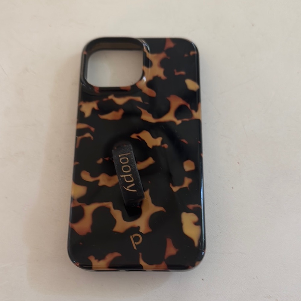 Loopy Case Brown and Black Tortoiseshell iPhone Case